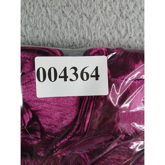 Ava & Viv Shirt Womens XXL 2XL Pink Shiny Blouse Long Sleeve V Neck Flowy NWT - Picture 8 of 8